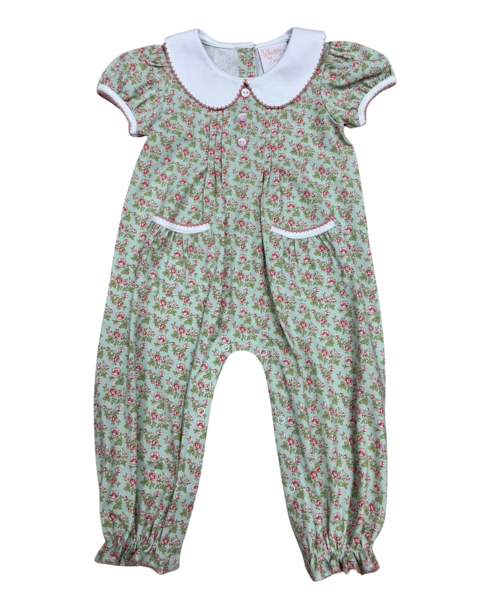 Vintage Collared Romper