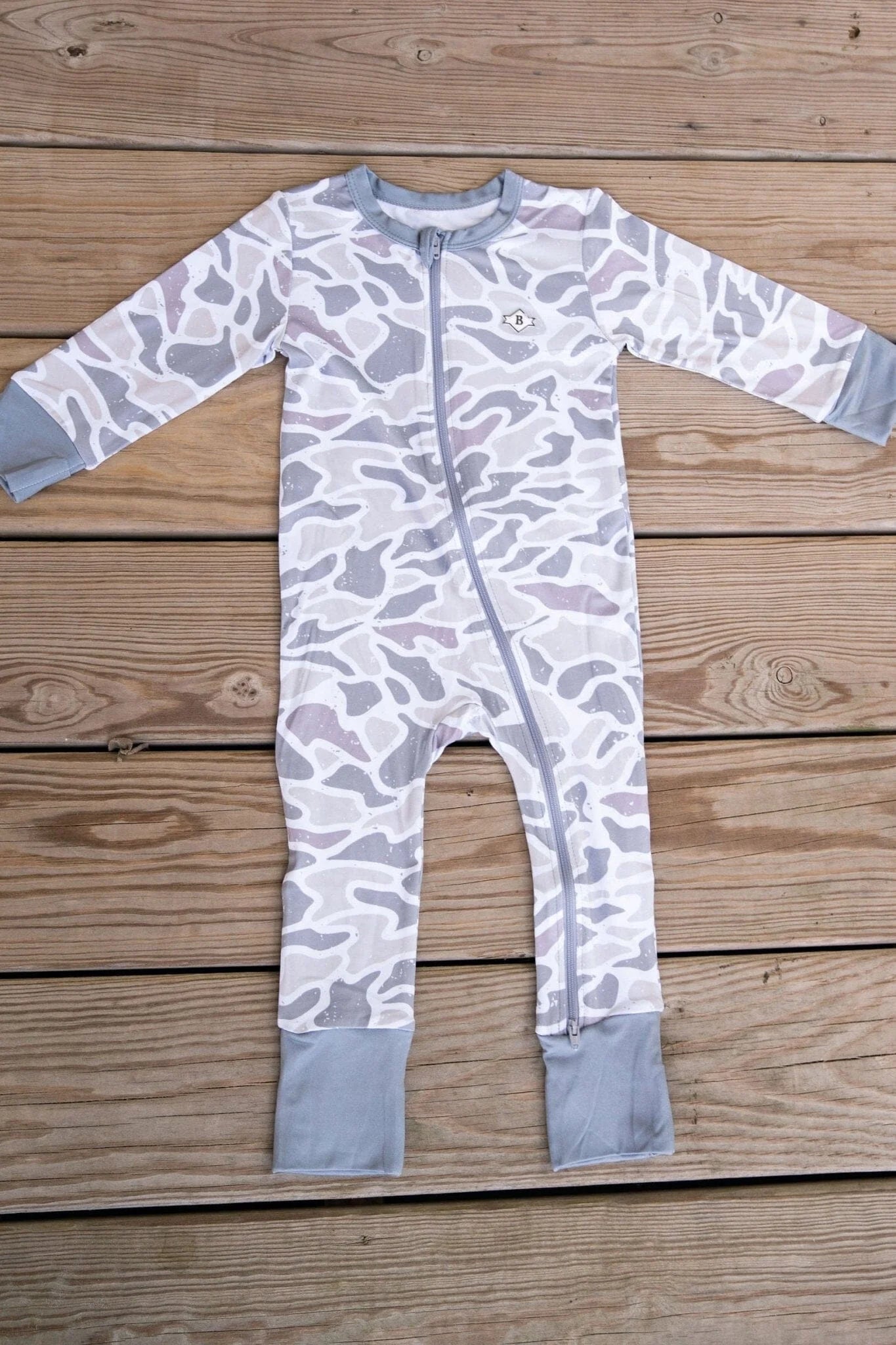 White Camo Onesie