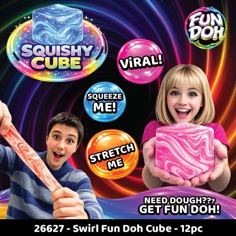 Swirl Squishy Cubes
