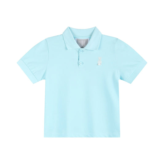 Light Blue Bunny Polo