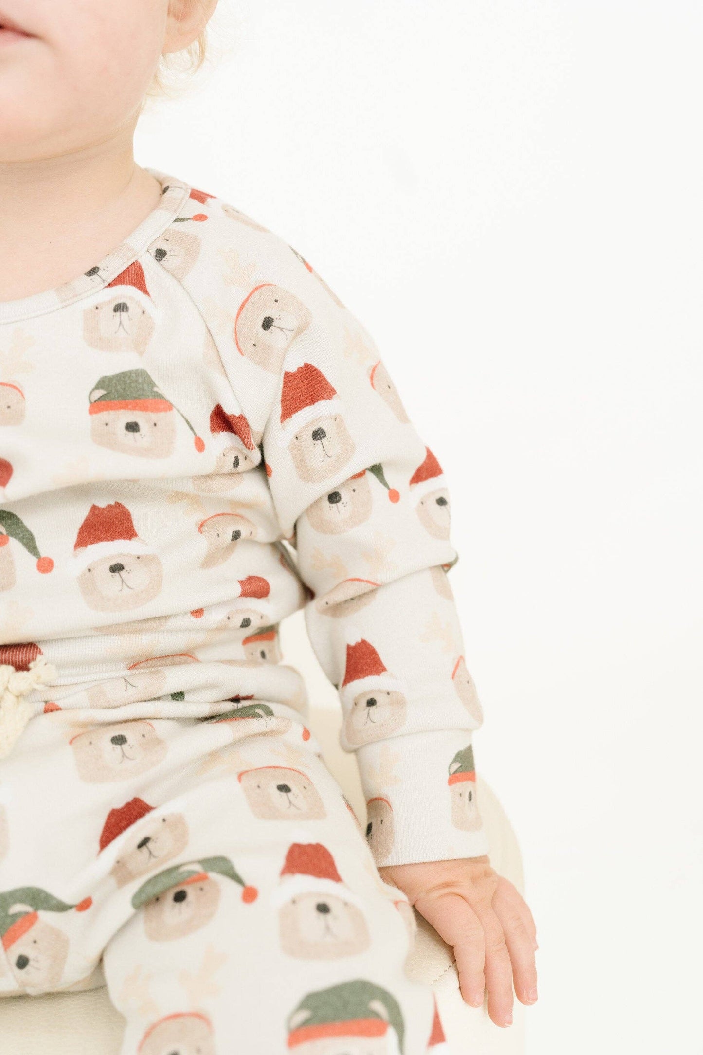 Beige Christmas Bears Lounge Set