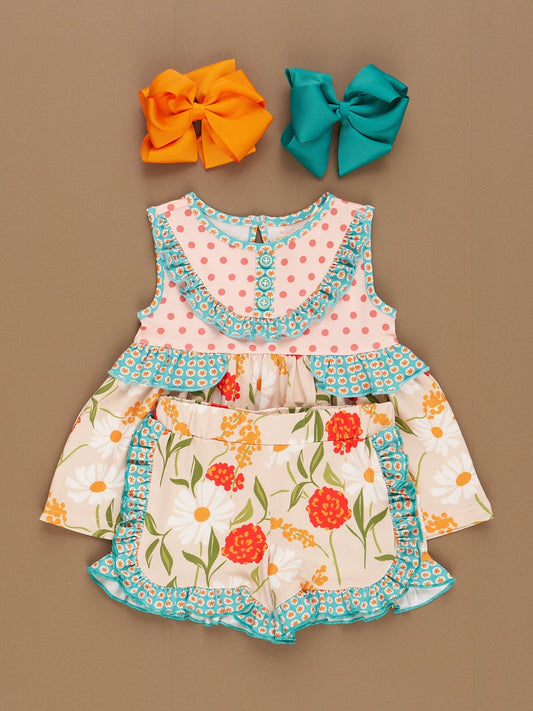 Daisy Janes Ruffle Trim Outfit