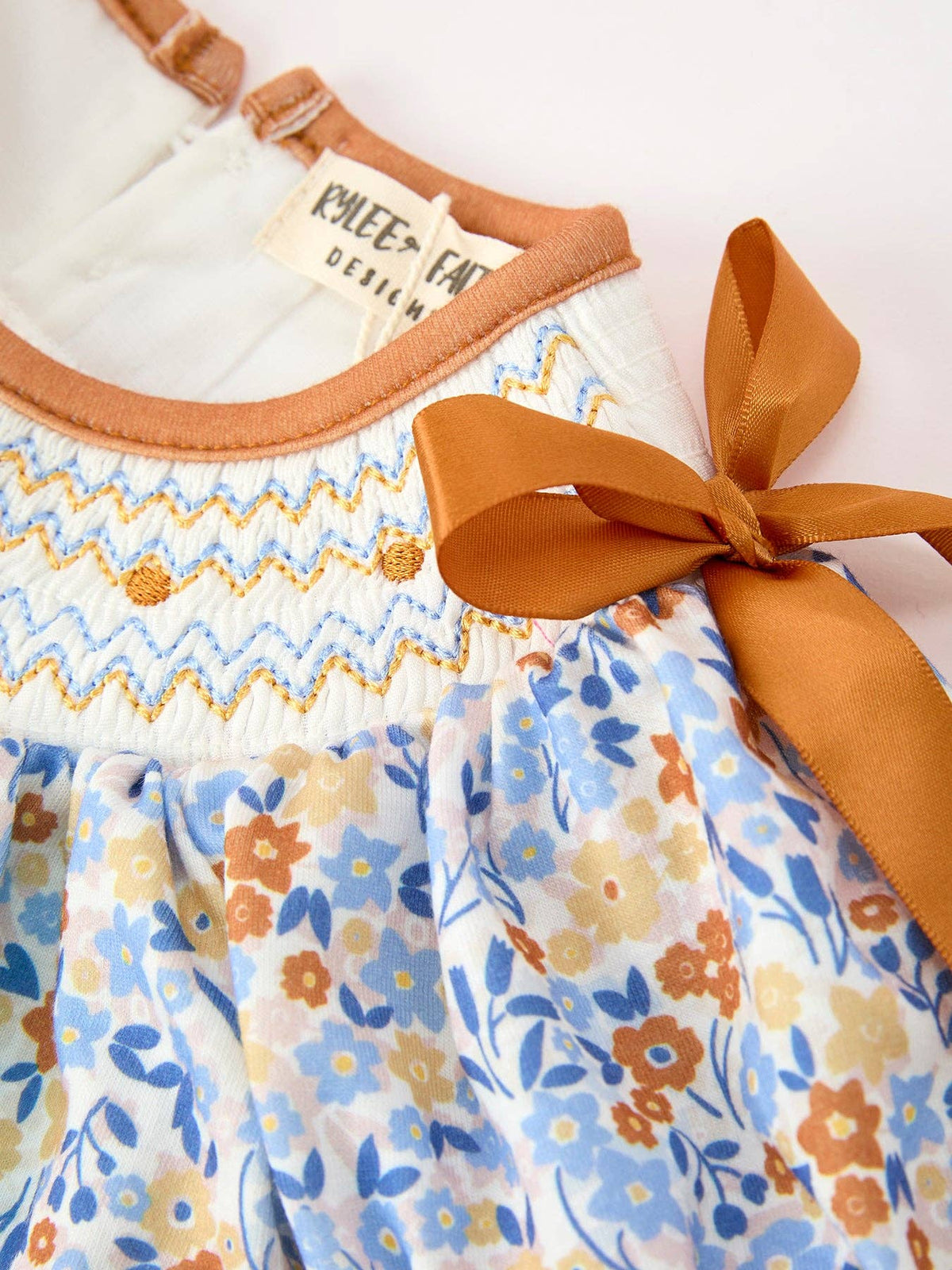 Fall Floral Girls Bloomer Set