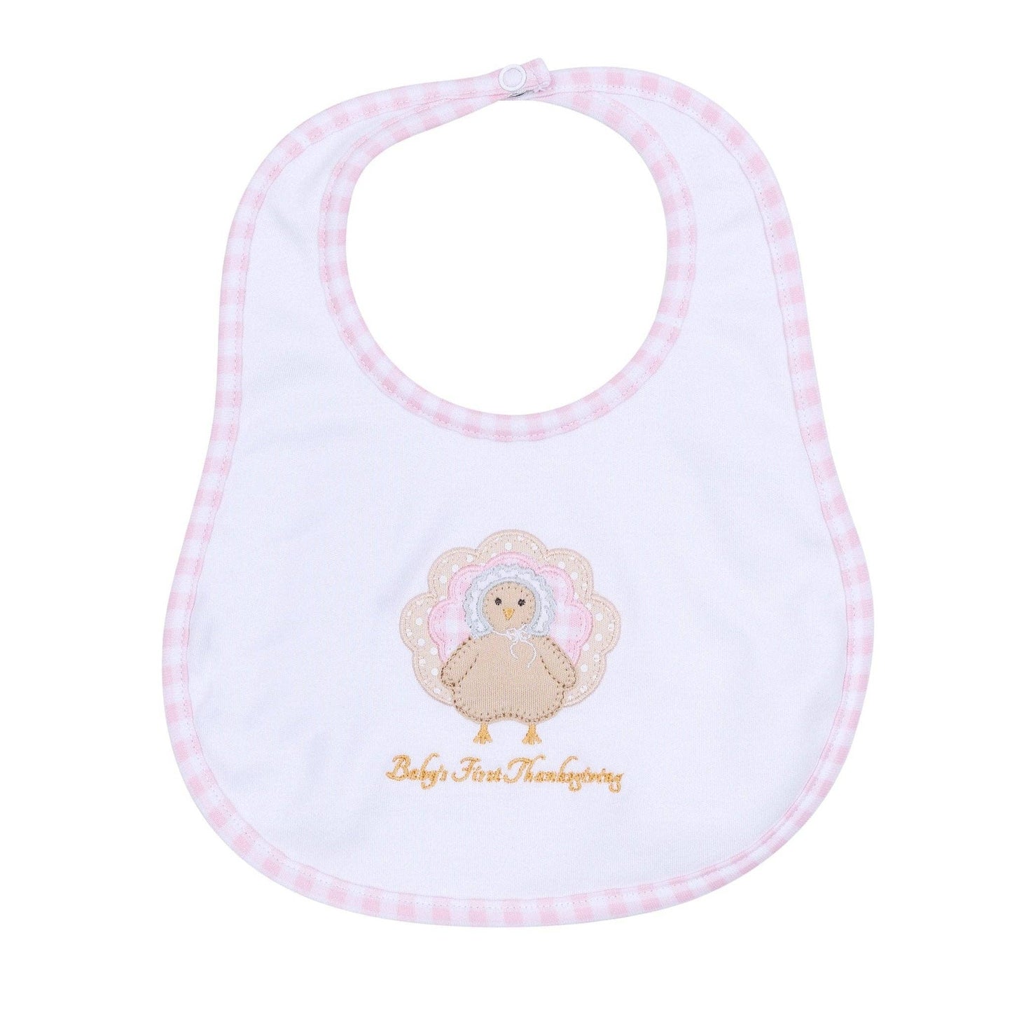 Pilgrim Pals Thanksgiving Bib