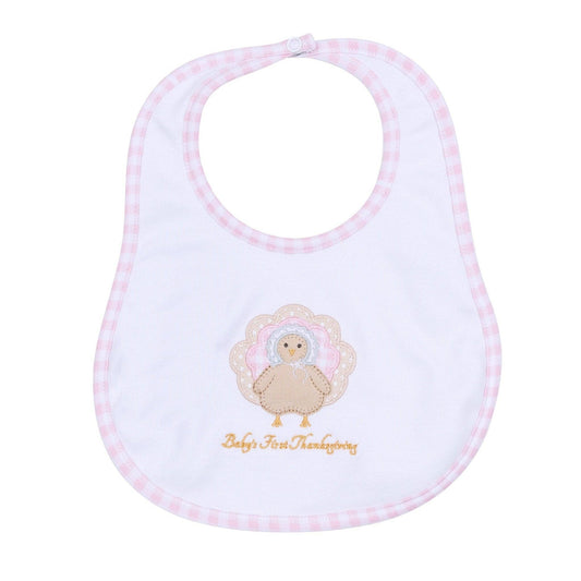 Pilgrim Pals Thanksgiving Bib