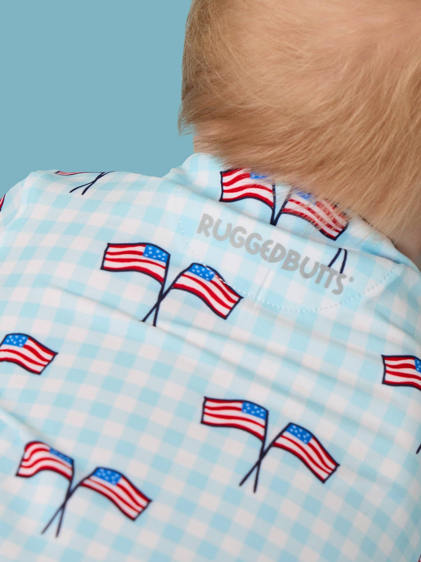 Blue Patriotic Performance Polo