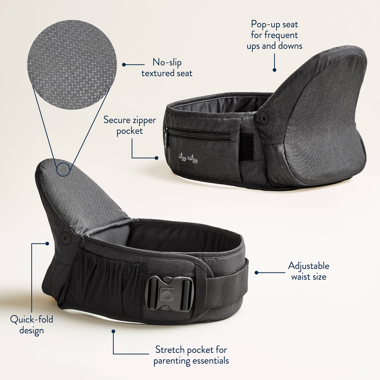 Itzy Hip Seat Carrier