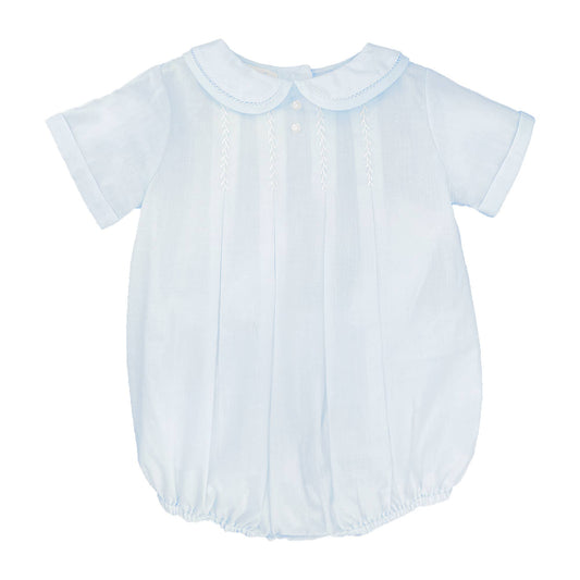 Romper with Hand Feather Stitching