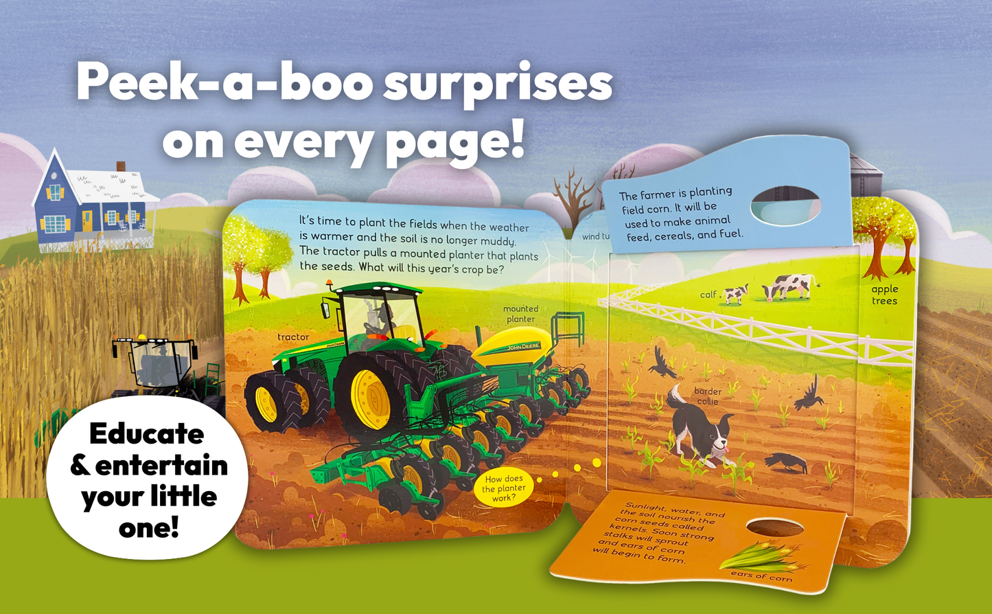 John Deere Dirt Lift a Flap Book