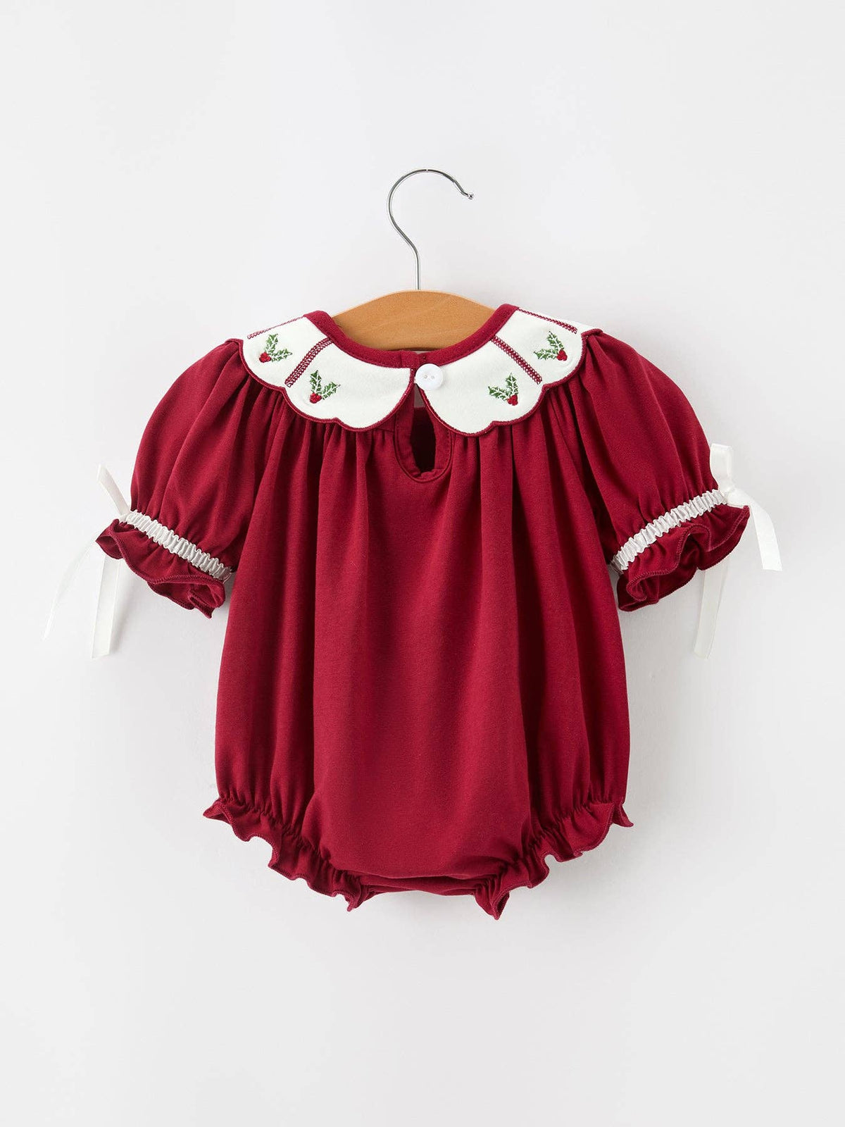 Holly Romper w/ Petal Collar