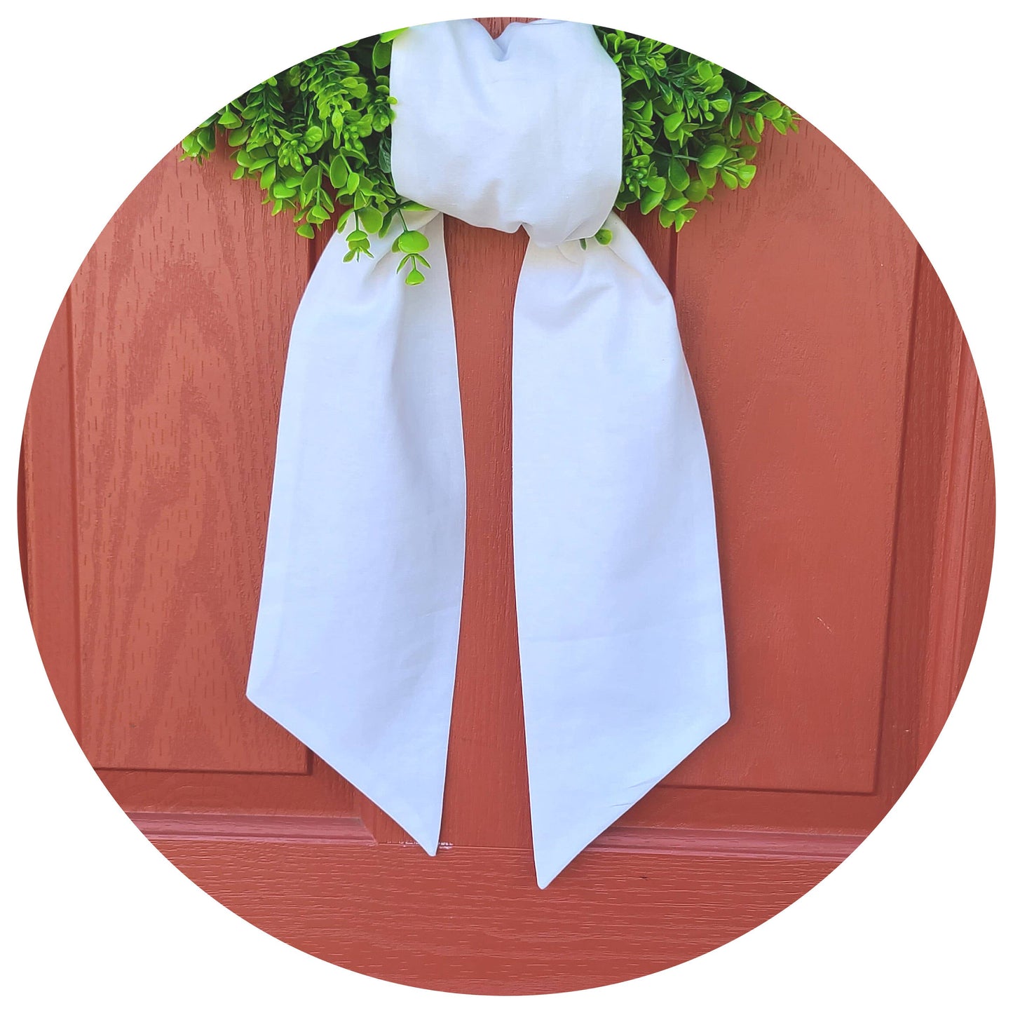 White Linen Sash - 74"