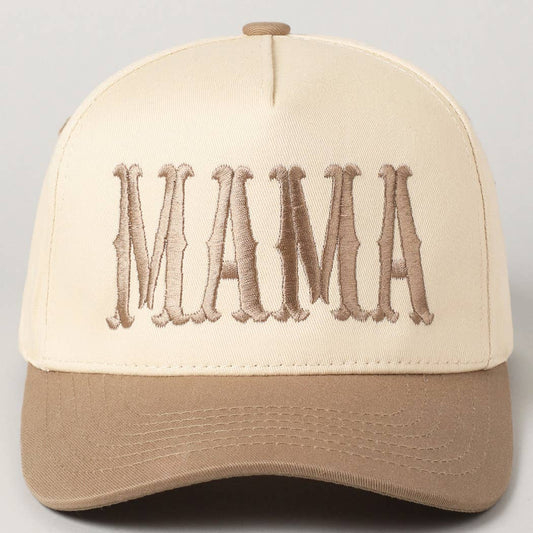 Mama Embroidery Cap