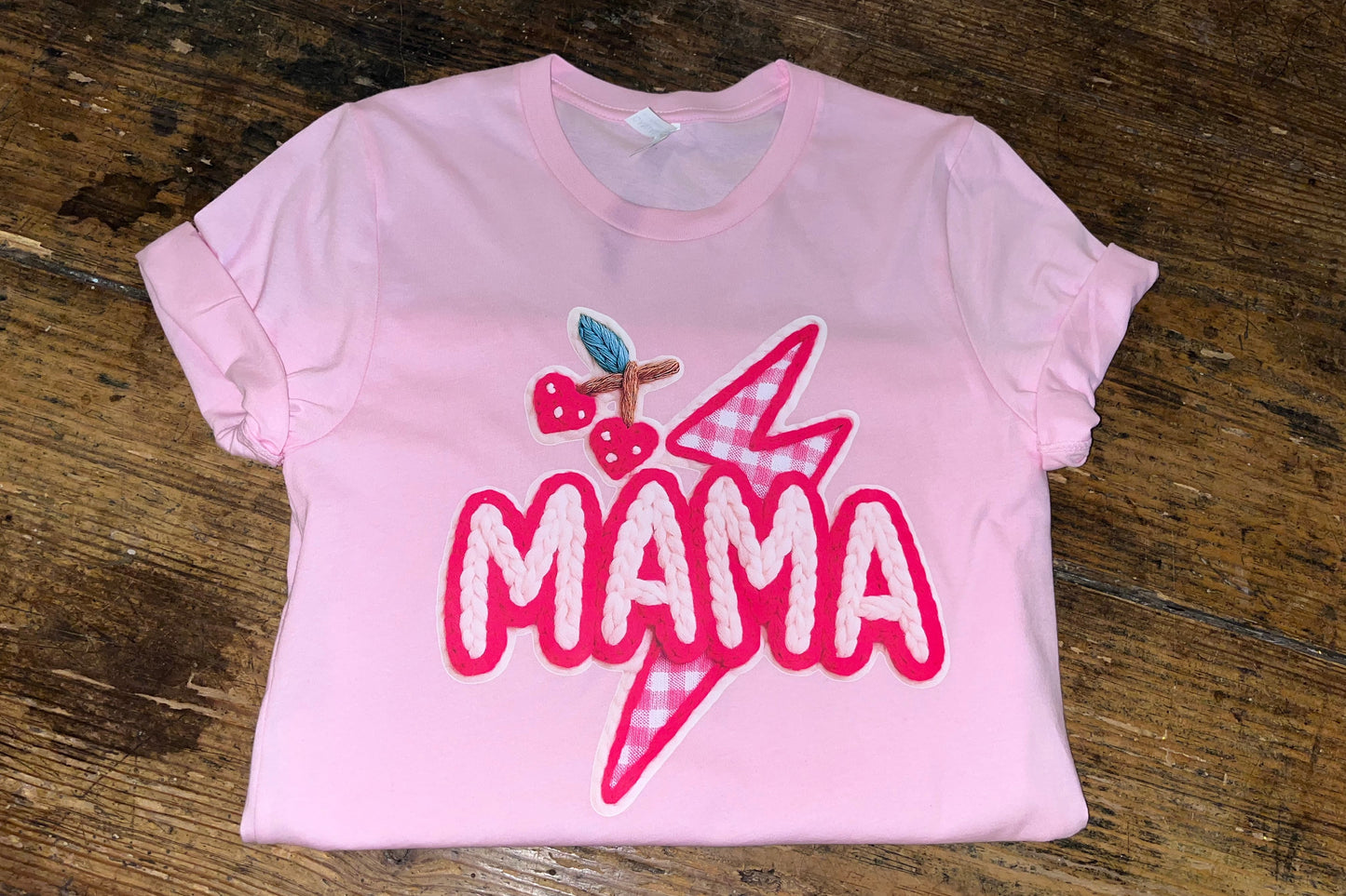 Pink Bolt Mama Shirt