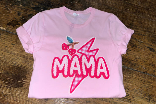 Pink Bolt Mama Shirt