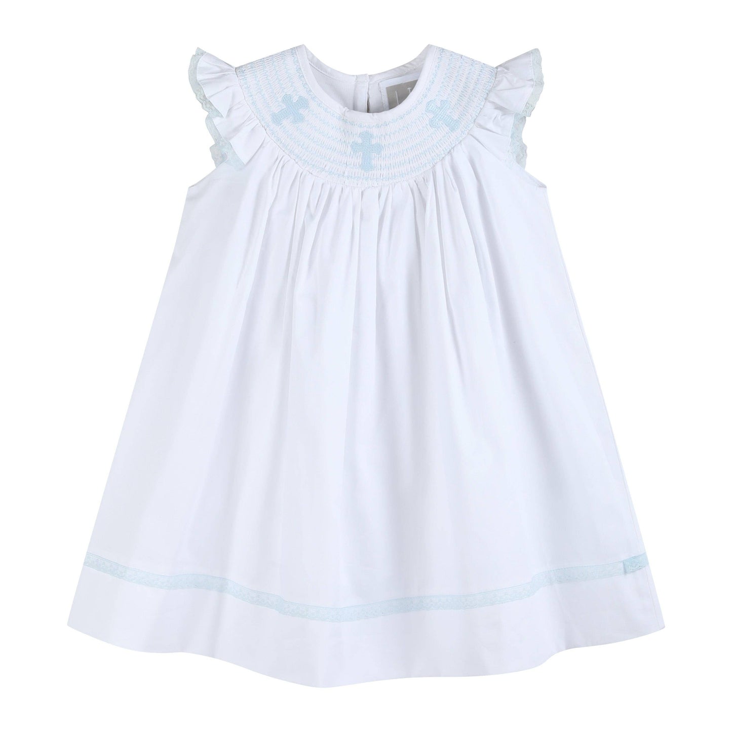 Blue Cross Smocked Dress