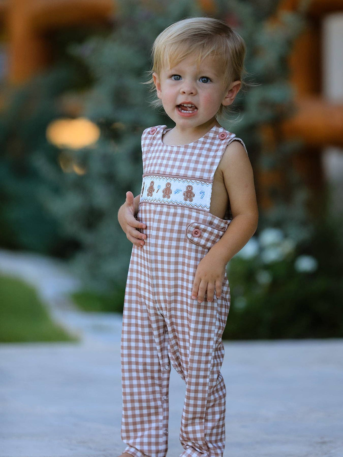 Gingerbread Romper