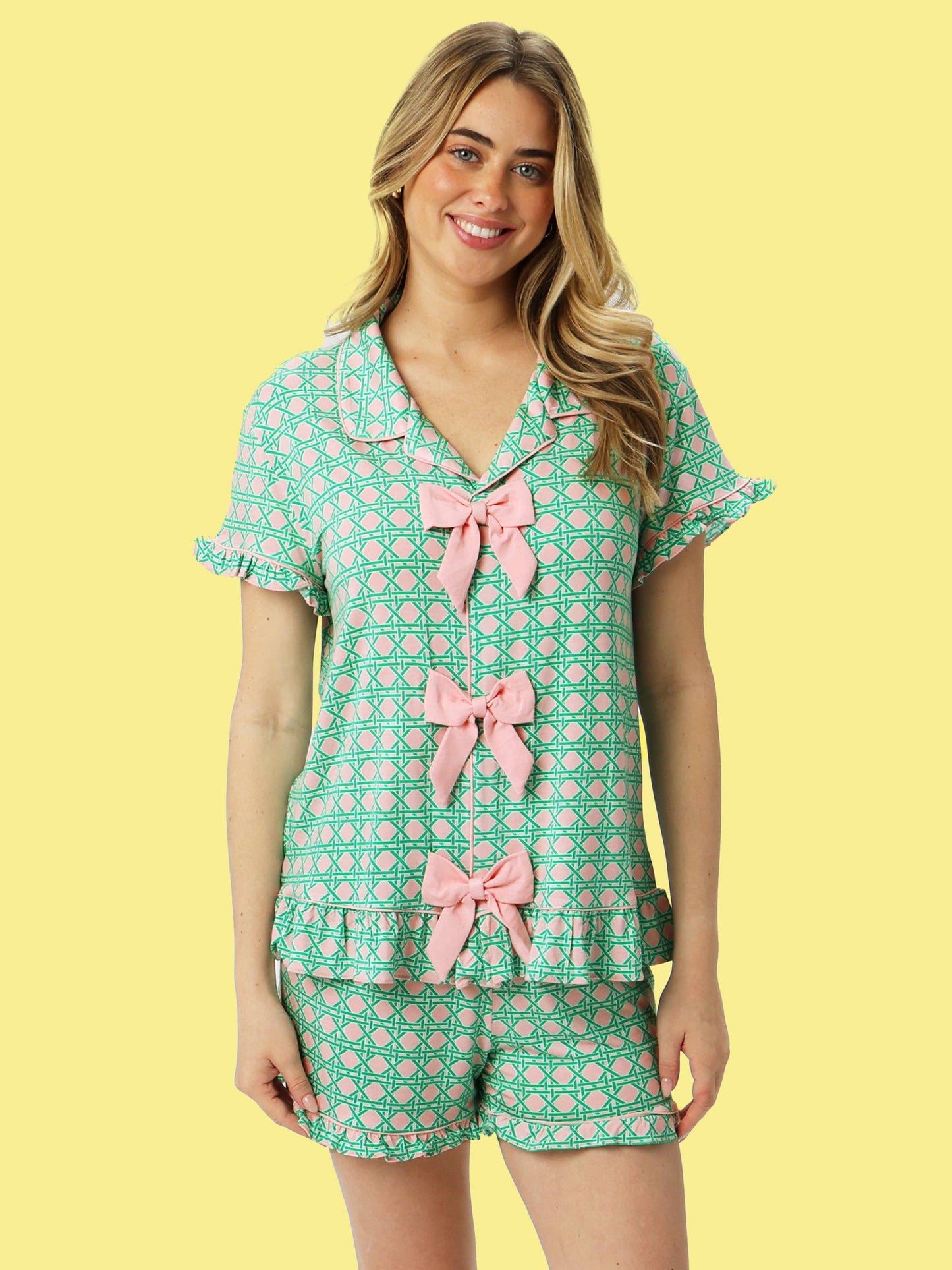 Women's Ruffle Pajama Set