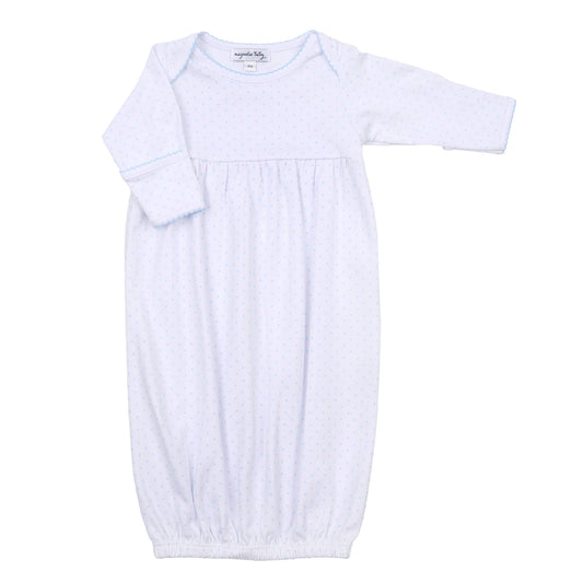 Mini Dots Gown - Blue