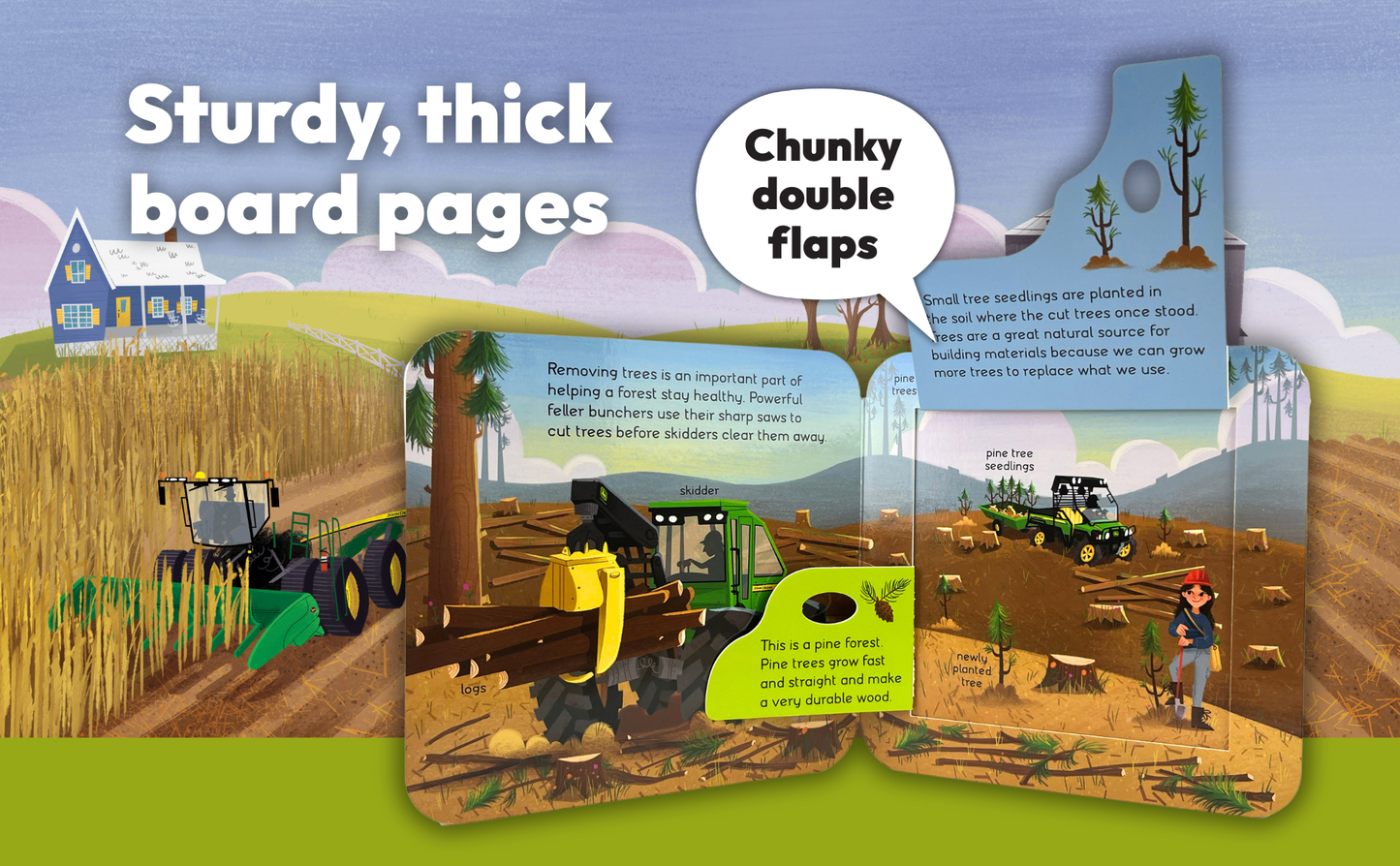 John Deere Dirt Lift a Flap Book