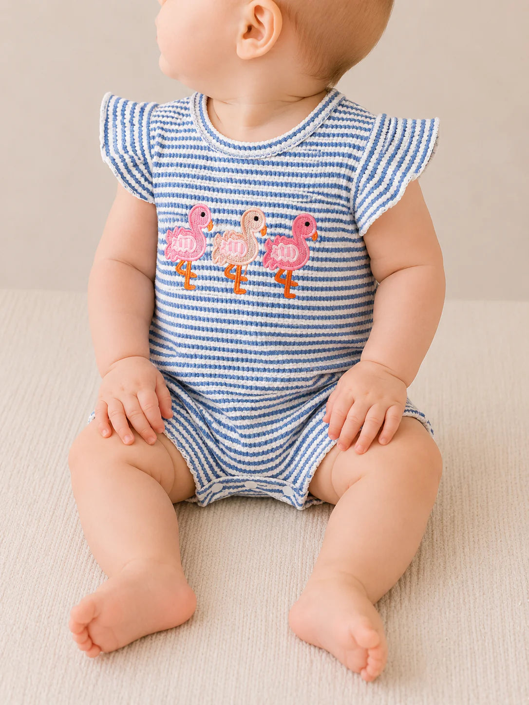Flamingo Striped Bubble