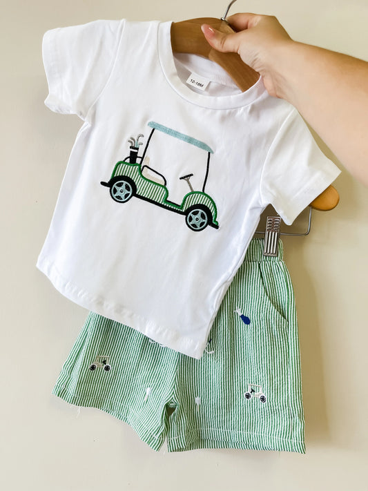 Golf Embroidered Set
