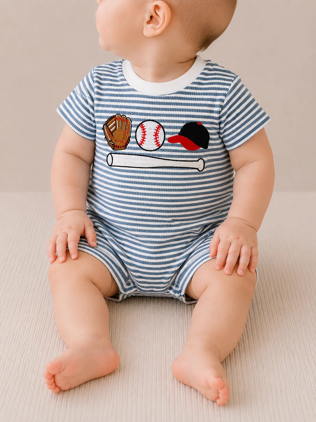 Baseball Striped Bubble