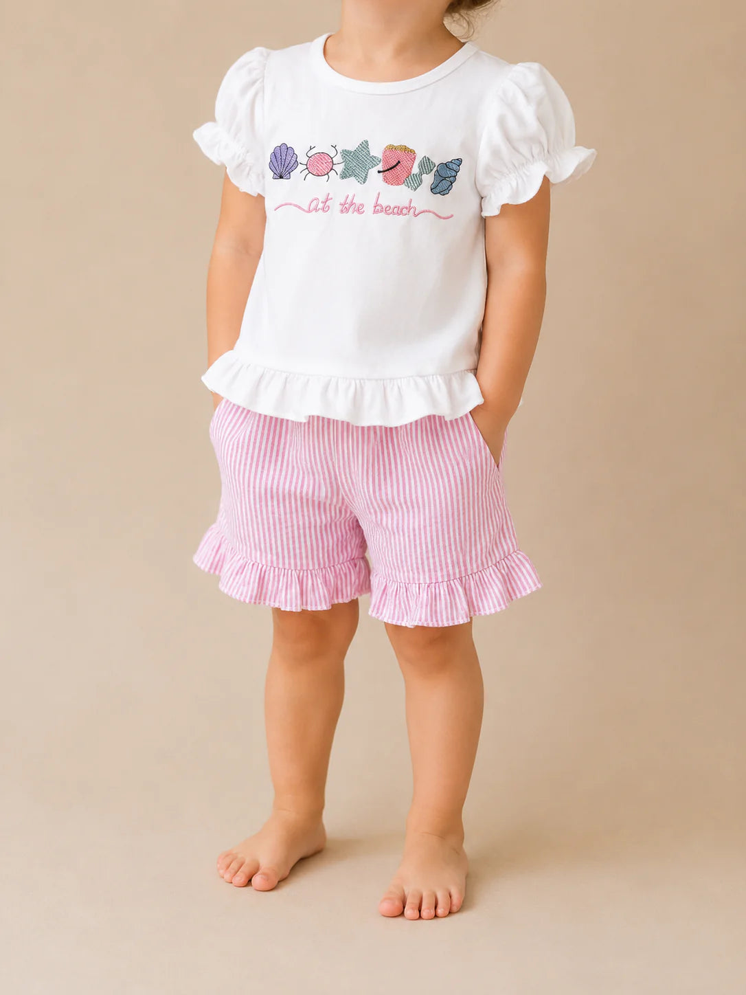 Beach Embroidered Set