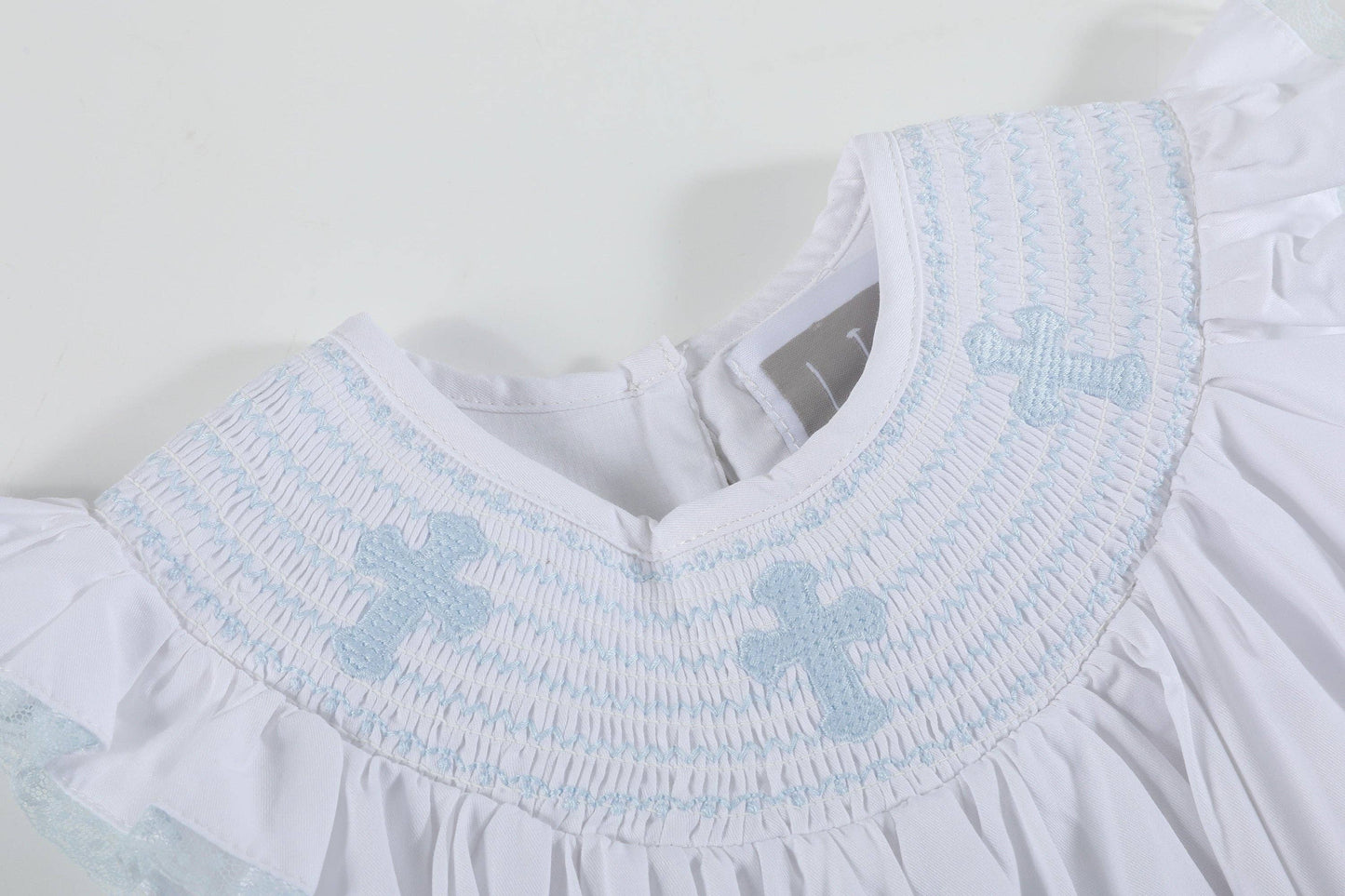 Blue Cross Smocked Dress