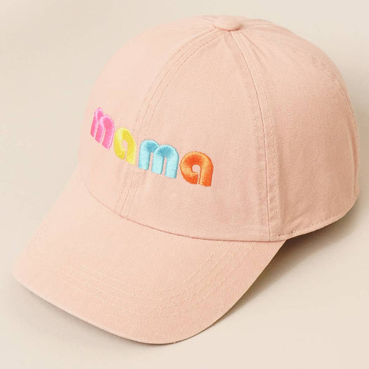 Mama Retro Font Baseball Cap
