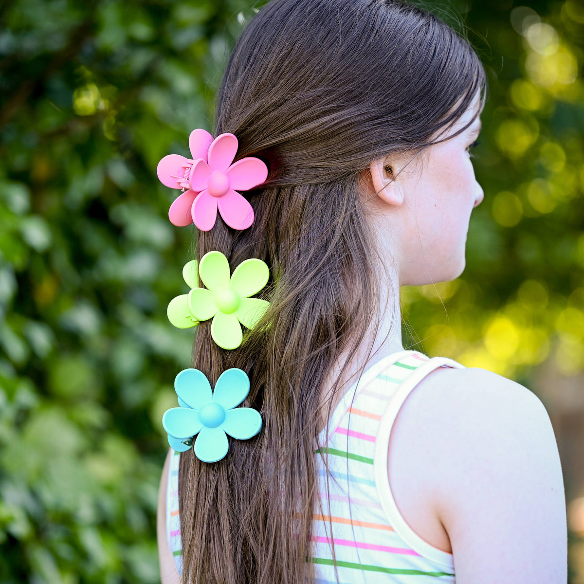 Hair Claw Clip - Daisy Flower