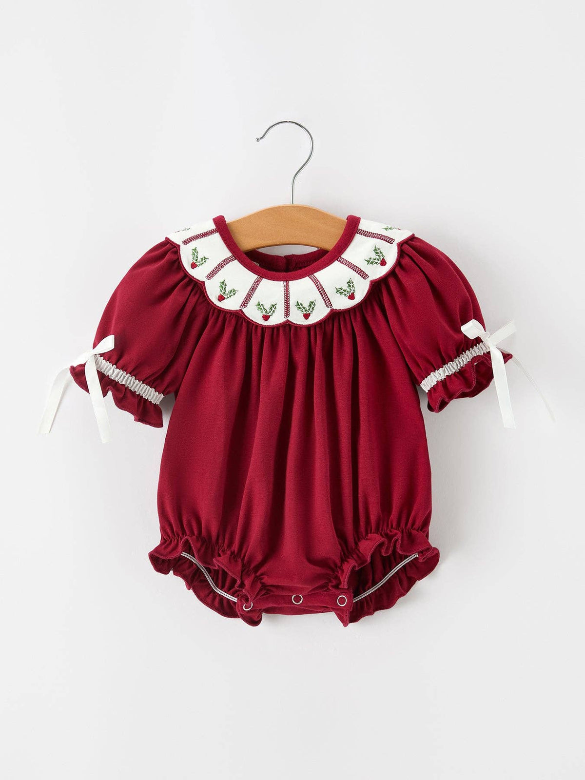 Holly Romper w/ Petal Collar