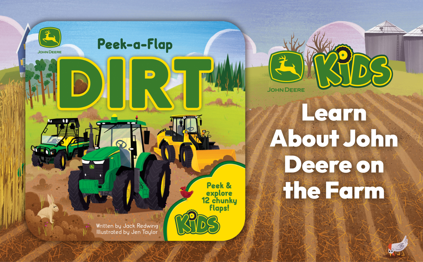 John Deere Dirt Lift a Flap Book