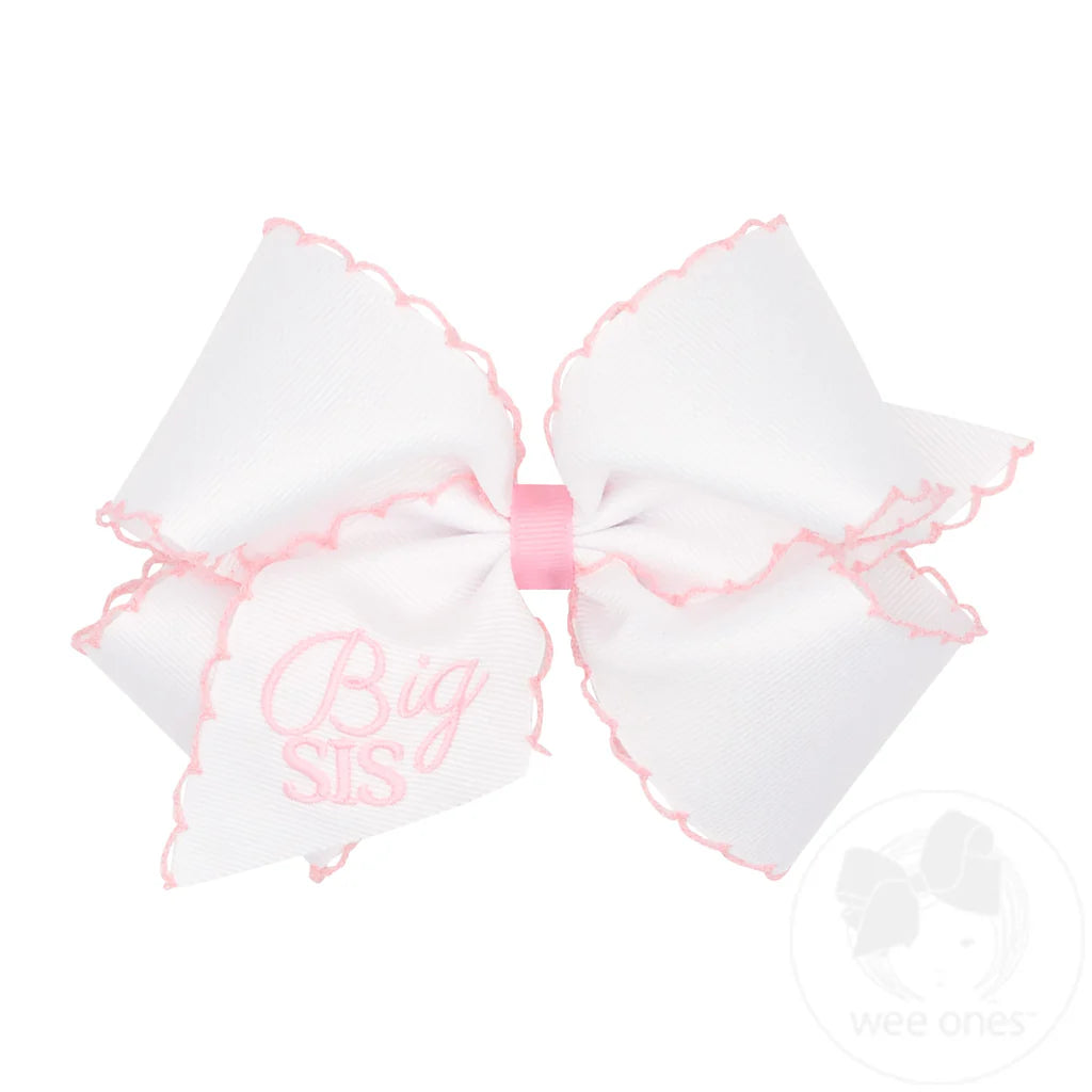 Big/Lil Sis Moonstitch Bow