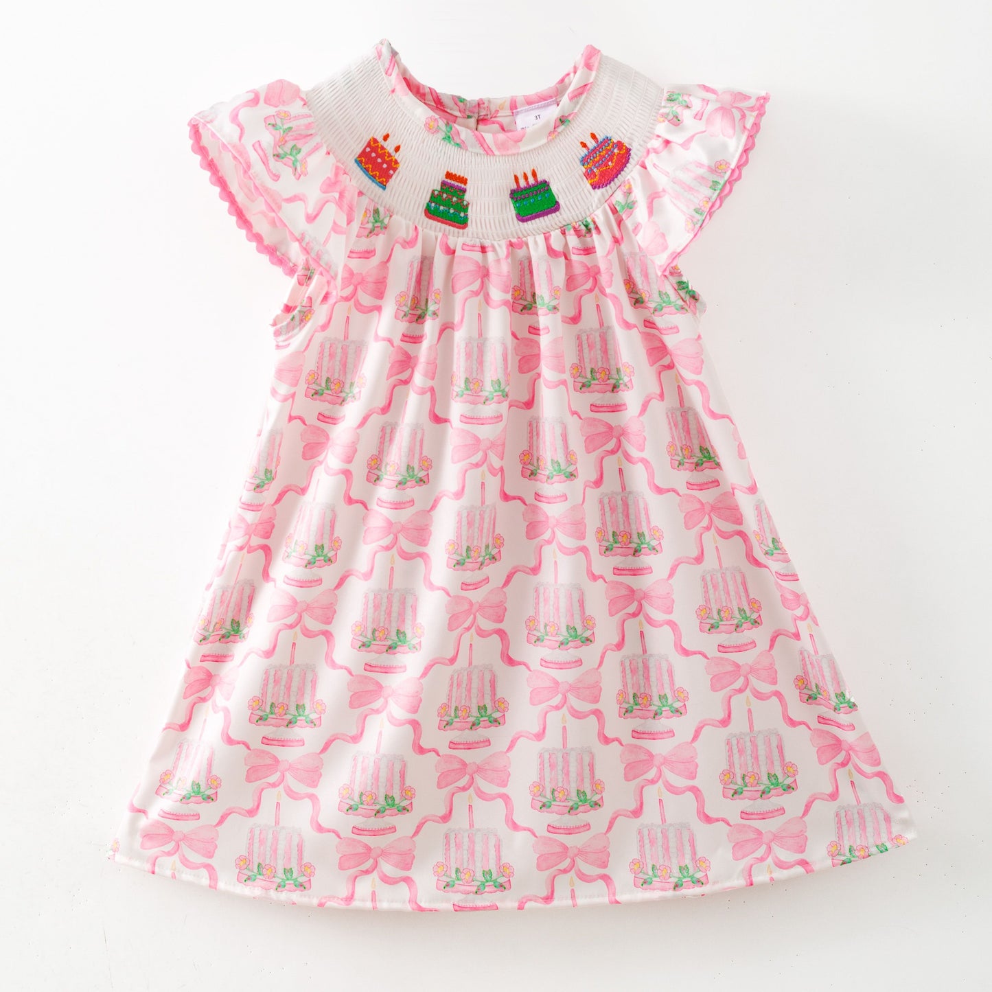 Birthday Cake Smocked Dress