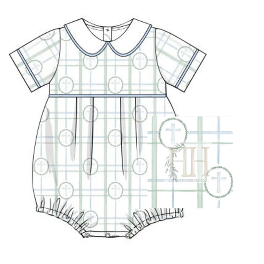 Blue Cross Collar Bubble