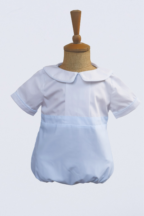 Blue Heirloom Boy Bubble/Set