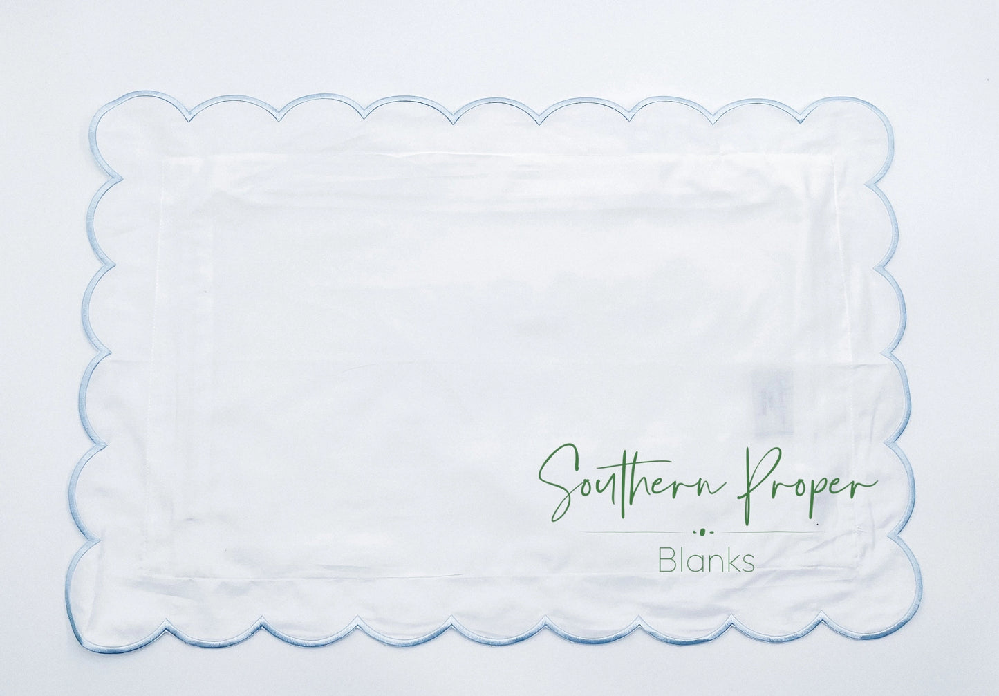 Scalloped Edge Pillowcase