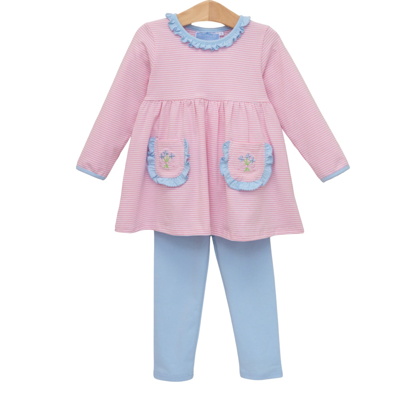 Flower Bouquet Romper/Pant Set