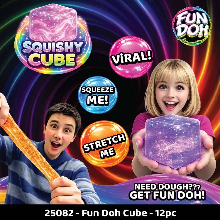 Sparkle Squishy Cube