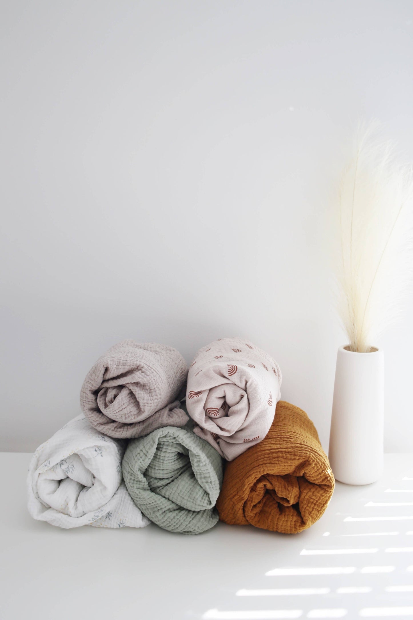 Mustard Cotton Muslin Crib Sheet