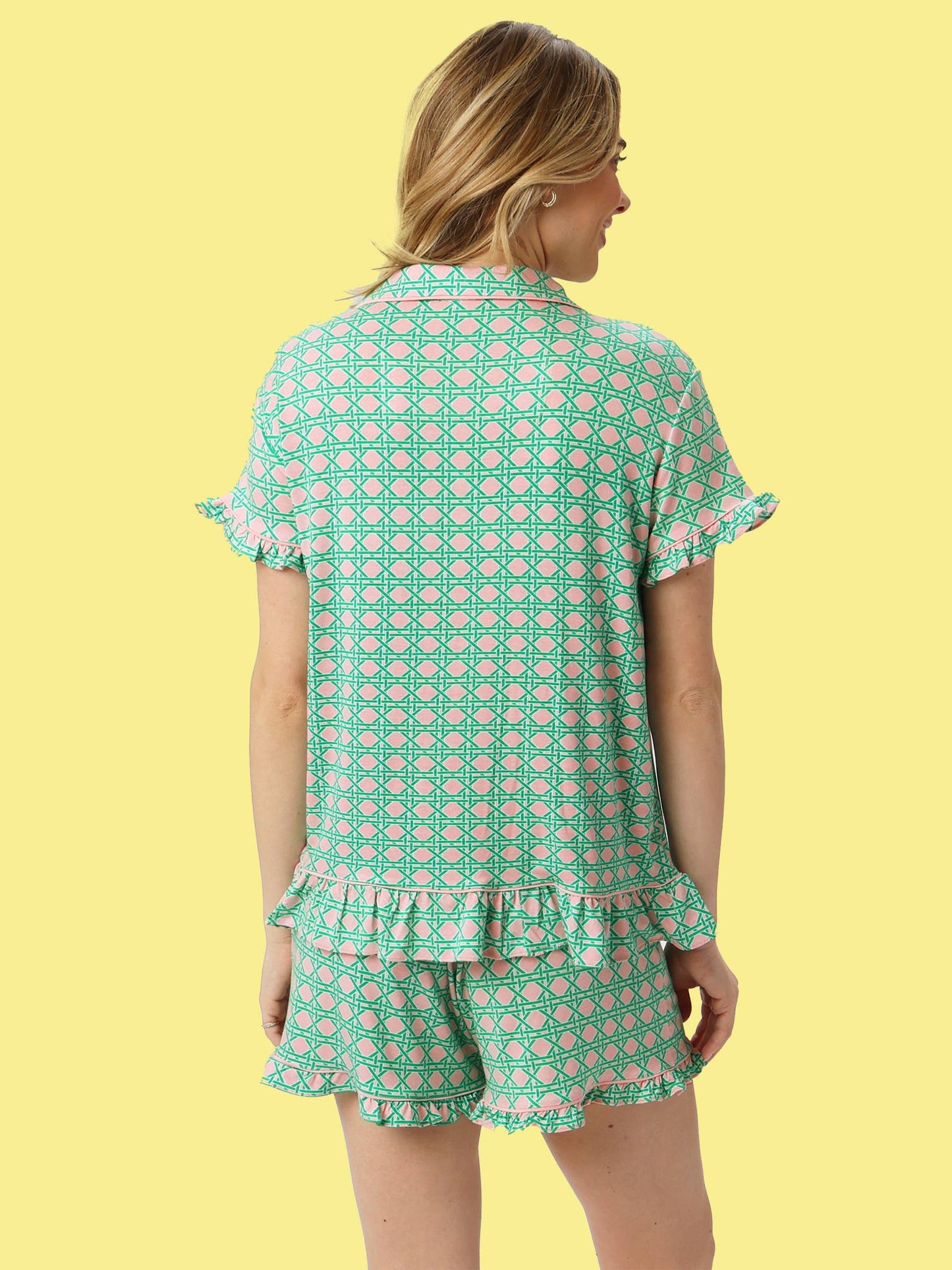 Women's Ruffle Pajama Set