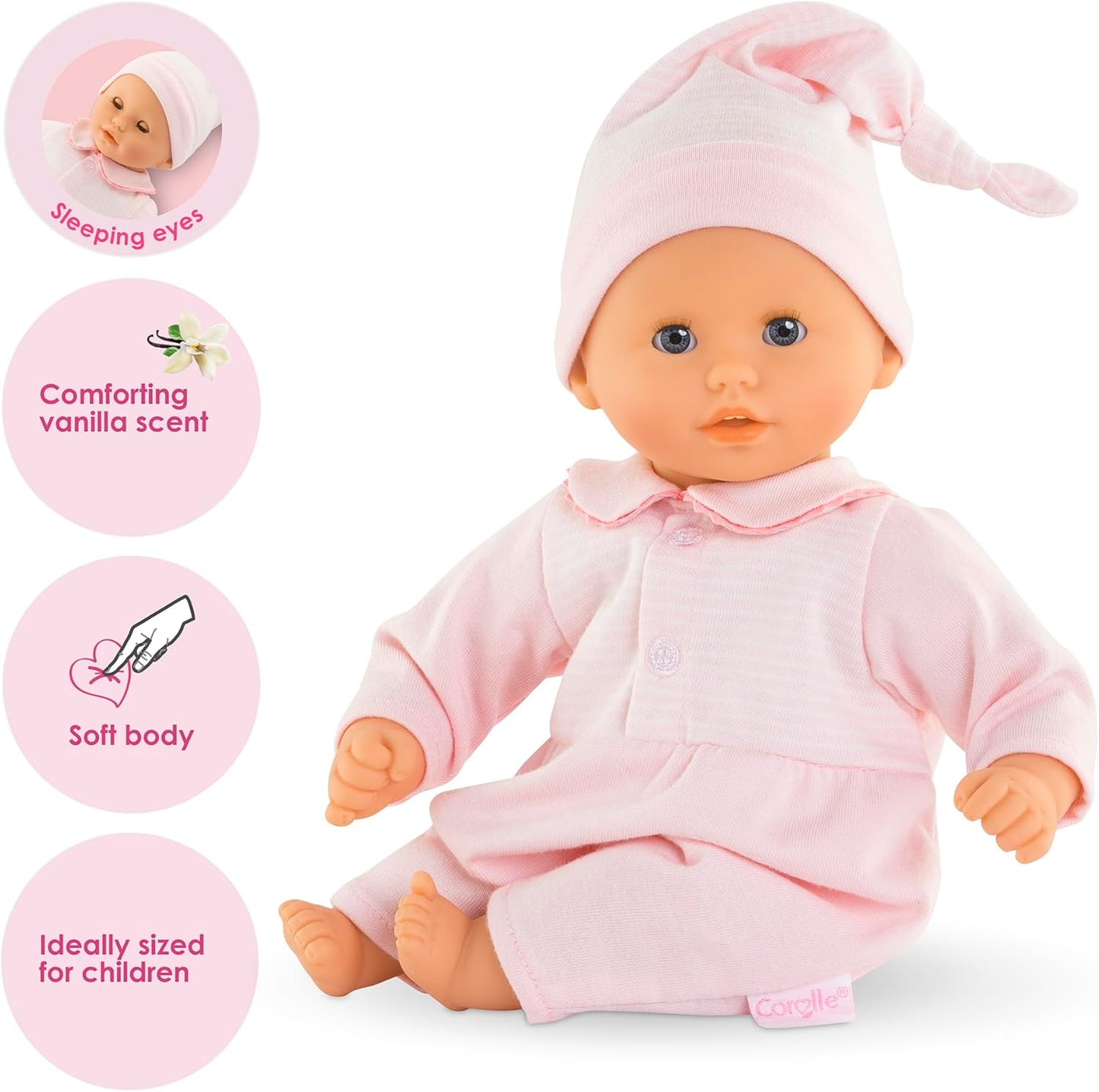 Calin Charming Pastel Baby Doll