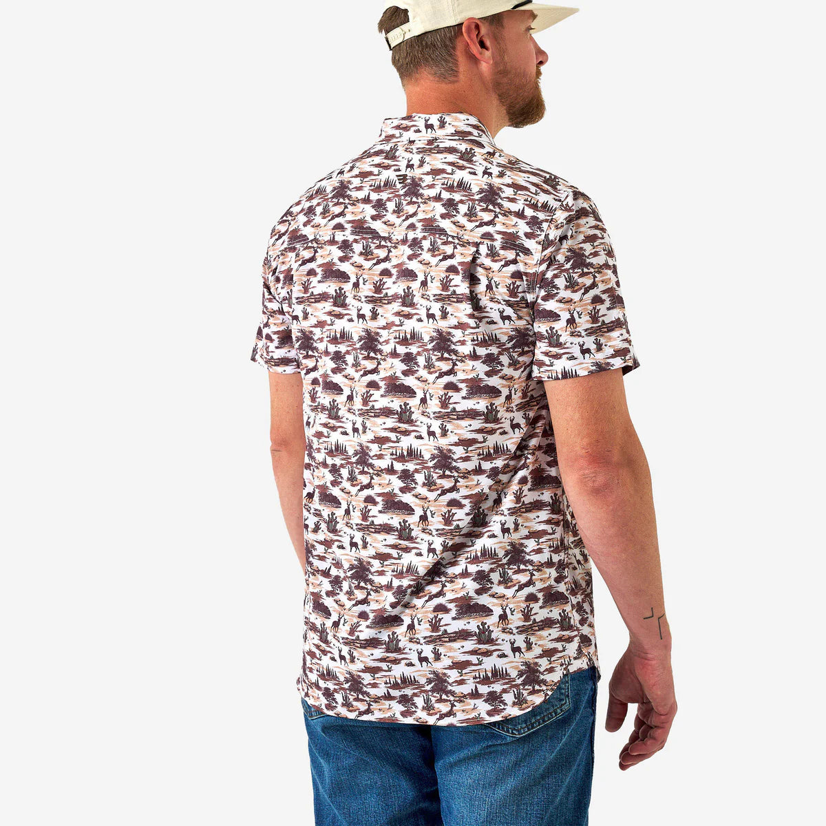 Mens Performance Button Up
