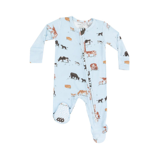 Blue Cow Footie