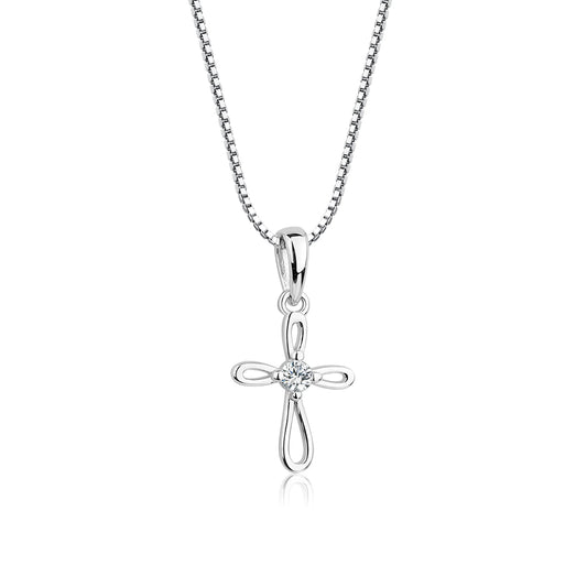 Infinity Cross Necklace