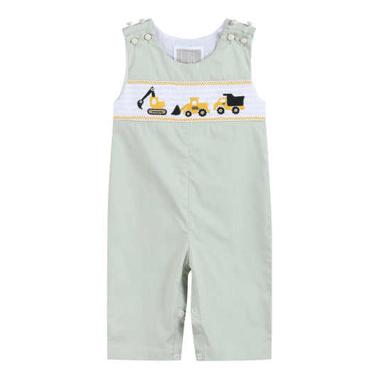 Construction Smocked Overalls