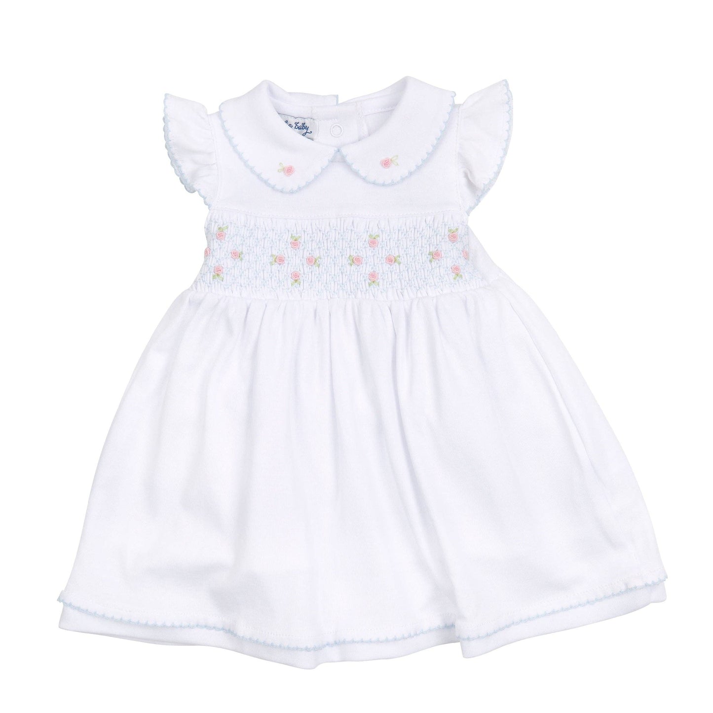 Charlotte's Classics Smocked Dress - Sky Blue