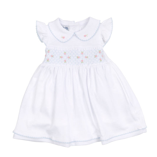 Charlotte's Classics Smocked Dress - Sky Blue