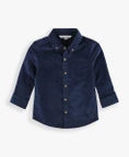 Navy Corduroy Button Down Shirt