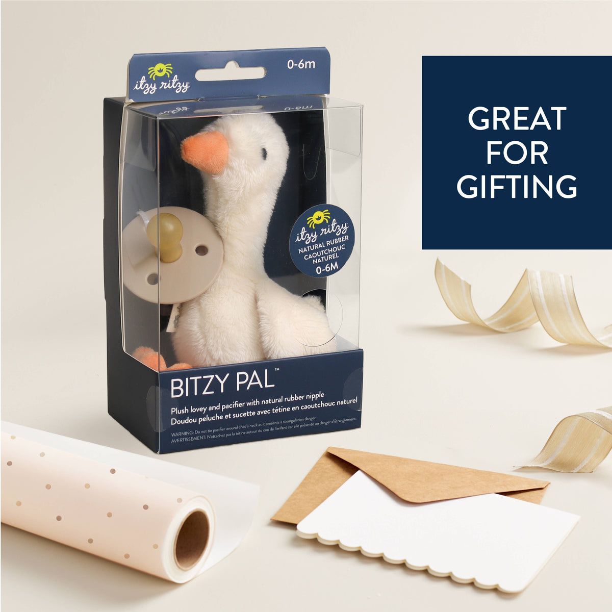 Bitzy Pal- Pacifier & Plush